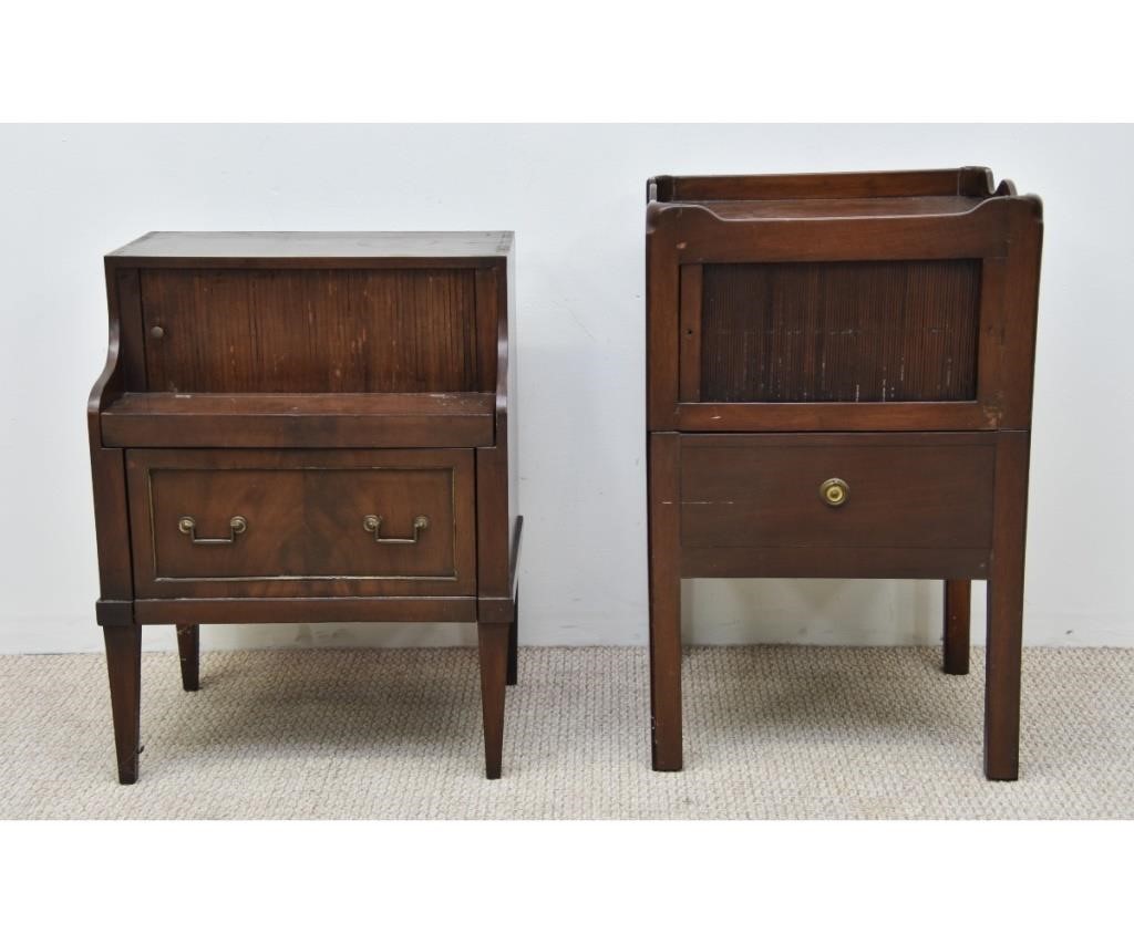 Two English Regency mahogany