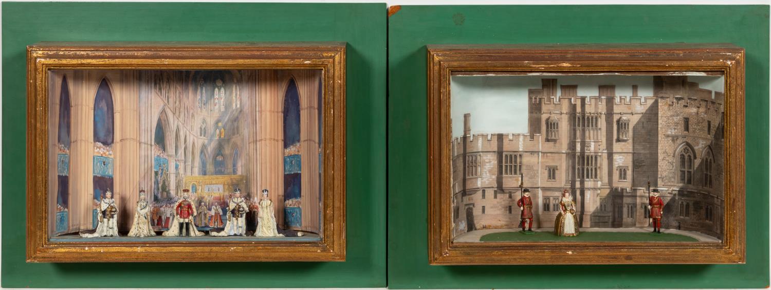 TWO ENGLISH ROYAL SCENE