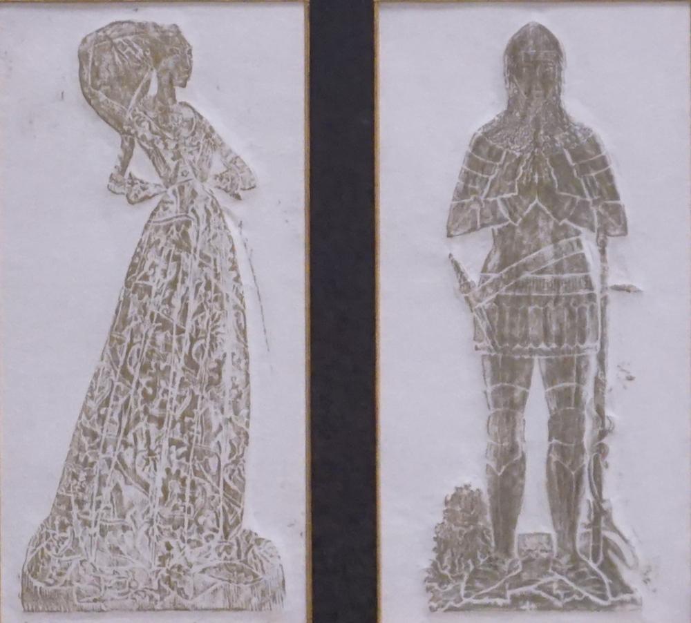 TWO ENGLISH RUBBINGS OF GENERAL SIR