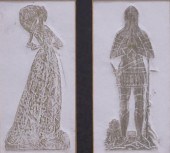 TWO ENGLISH RUBBINGS OF GENERA