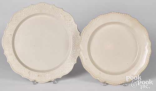 TWO ENGLISH SALT GLAZE STONEWARE