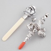 Two English Silver Child's Rat