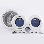 TWO ENGLISH SILVER FRAMES<br>C