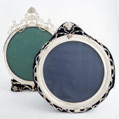 TWO ENGLISH SILVER FRAMES<br>C