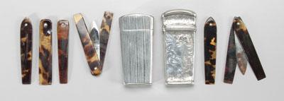 Two English silver lancets: one