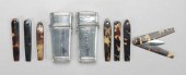 Two English silver lancets, un