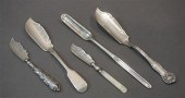 TWO ENGLISH SILVER MASTER BUTT