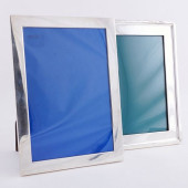 TWO ENGLISH SILVER PICTURE FRA