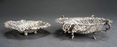 TWO ENGLISH SILVER PIERCED AND