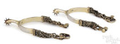 TWO ENGLISH SILVER SPURS<br>Tw