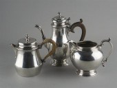 TWO ENGLISH SILVER TEAWARESTWO