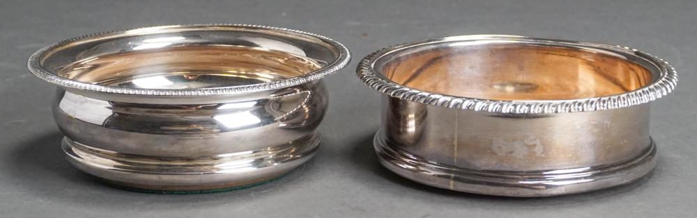TWO ENGLISH SILVERPLATE TREEN