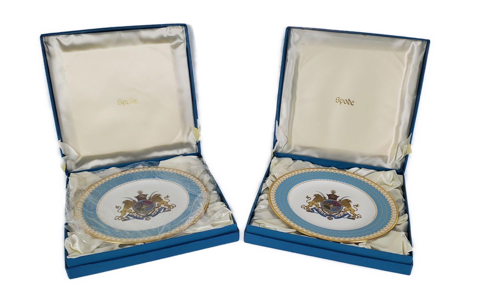 TWO ENGLISH SPODE LIMITED EDITION