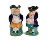 TWO ENGLISH STAFFORDSHIRE FIGU