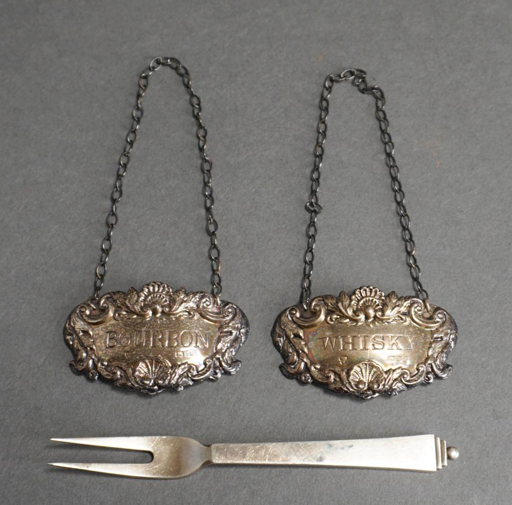 TWO ENGLISH STERLING SILVER