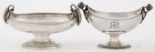 TWO ENGLISH STERLING SILVER FO