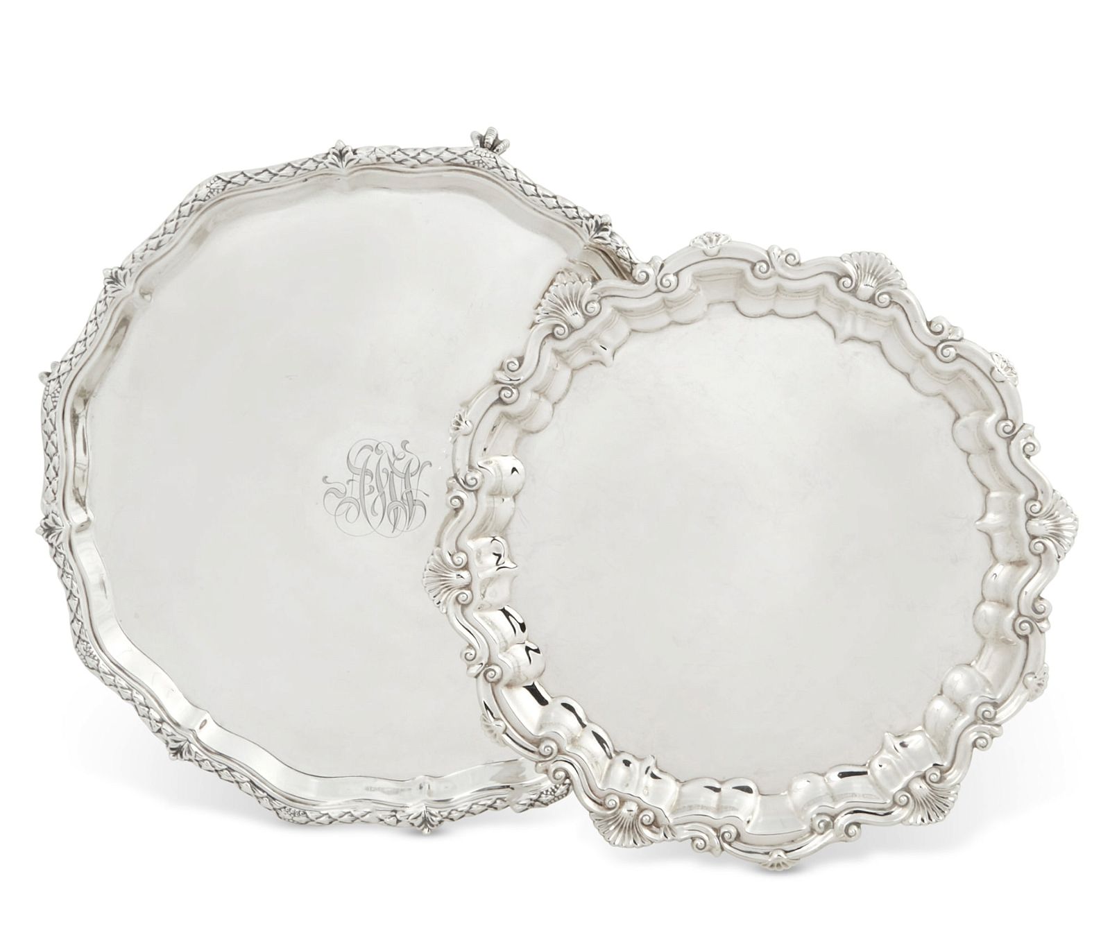 TWO ENGLISH STERLING SILVER