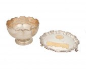 TWO ENGLISH STERLING SILVER TA