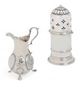 TWO ENGLISH STERLING SILVER TA
