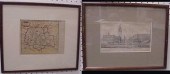 Two engravings: ''Altra veduta