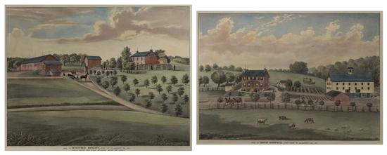 Two Engravings comprising The