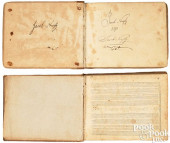 TWO EPHRATA SONGBOOKS, 18TH C.