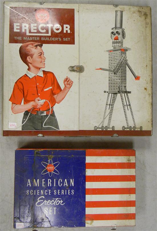 Two erector sets  two metal