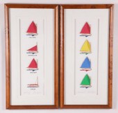 TWO ERIC HOLCH 3D STUDIES "GAF