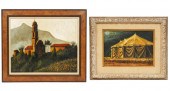 TWO ERNEST O. MONDORF OIL ON C