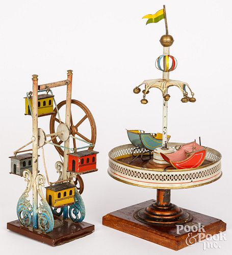 TWO ERNST PLANK LIVE STEAM TOY