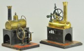 TWO ERNST PLANK STEAM ENGINES