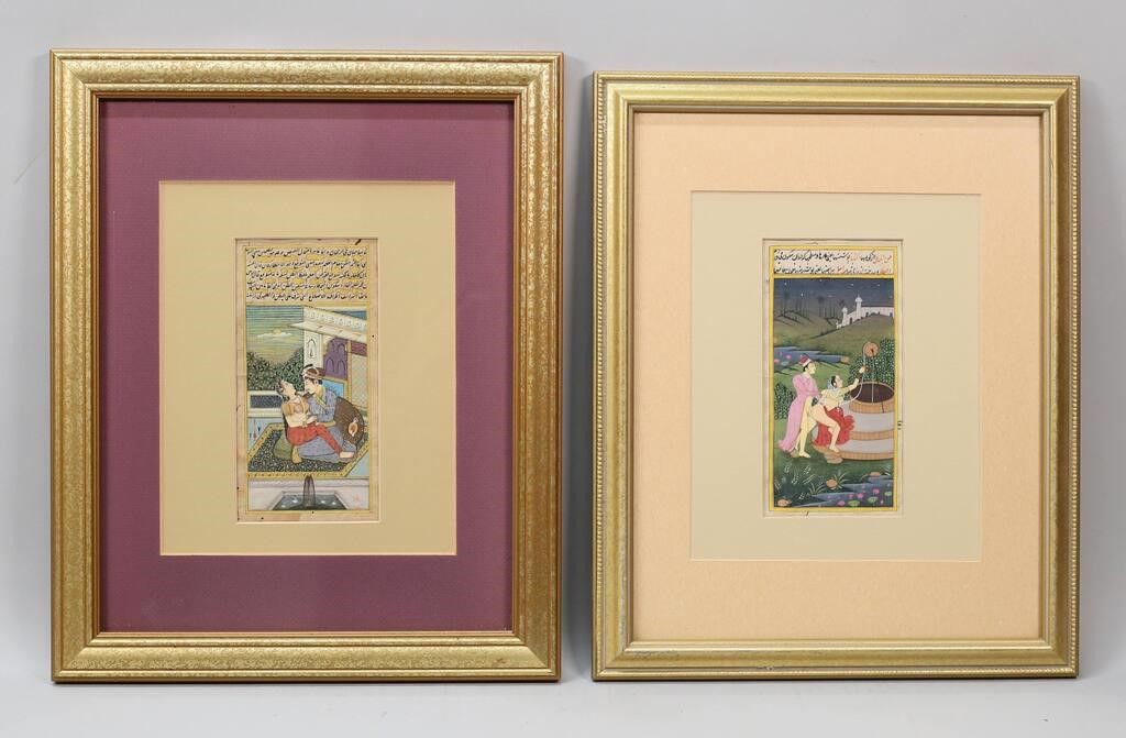 TWO EROTIC PERSIAN MANUSCRIPT