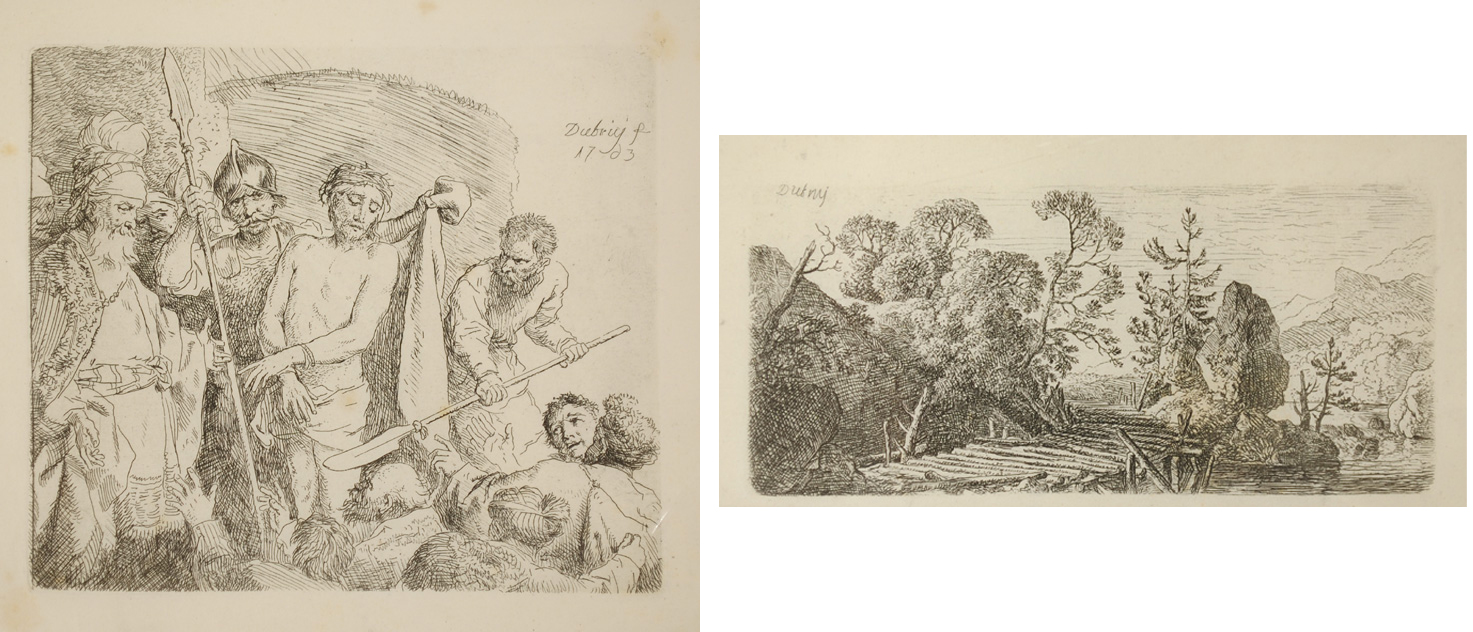 TWO ETCHINGS AFTER CHRISTIAN