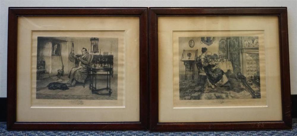 TWO ETCHINGS AFTER WALTER DENDLY