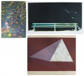TWO ETCHINGS AND ONE LITHOGRAP