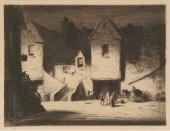 Two etchings by Joseph Gray an