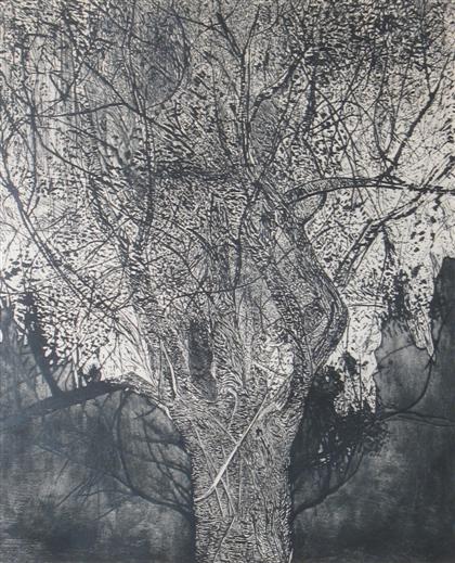 two etchings  LEONARD BASKIN 