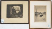 TWO ETCHINGS: Tavik Frantisek