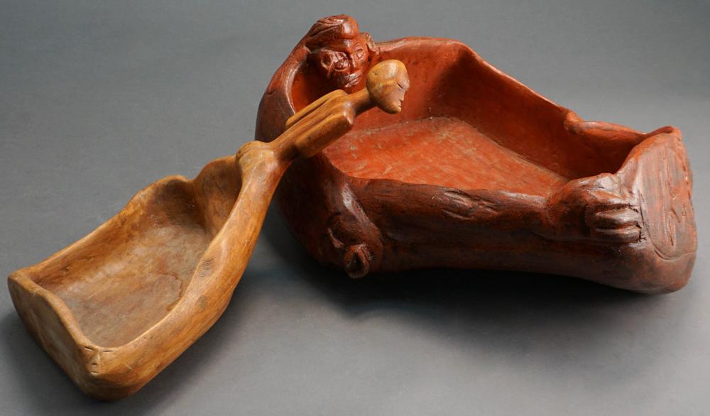 TWO ETHNOGRAPHIC/OUTSIDER FIGURAL