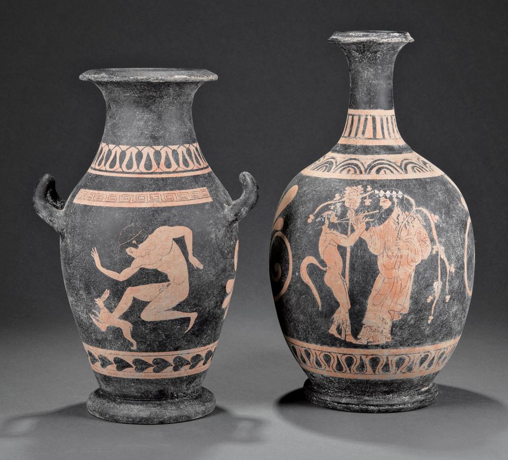 TWO ETRUSCAN TERRACOTTA