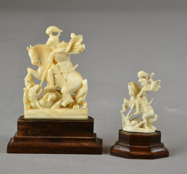 Two European Ivory CarvingsTwo
