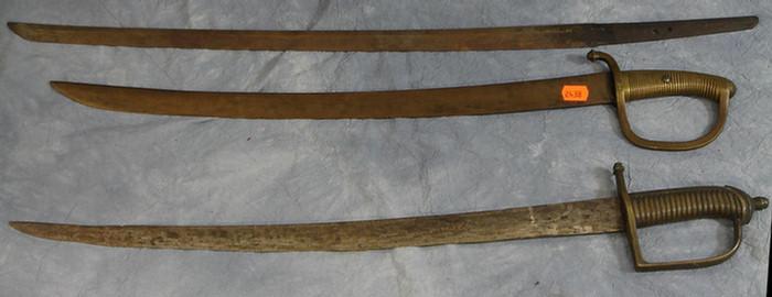 Two European short swords, 19th