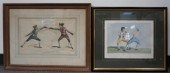 TWO EUROPEAN SPORTS ENGRAVINGS