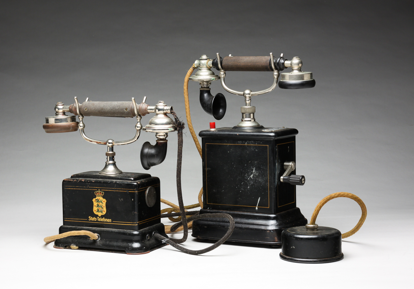 TWO EUROPEAN TELEPHONES. First half