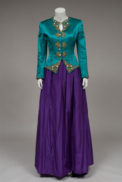 Two evening dresses    1980s    One