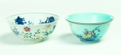 TWO EXPORT-STYLE BOWLS.  China
