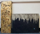 TWO EXPRESSIONIST UNFRAMED MIX