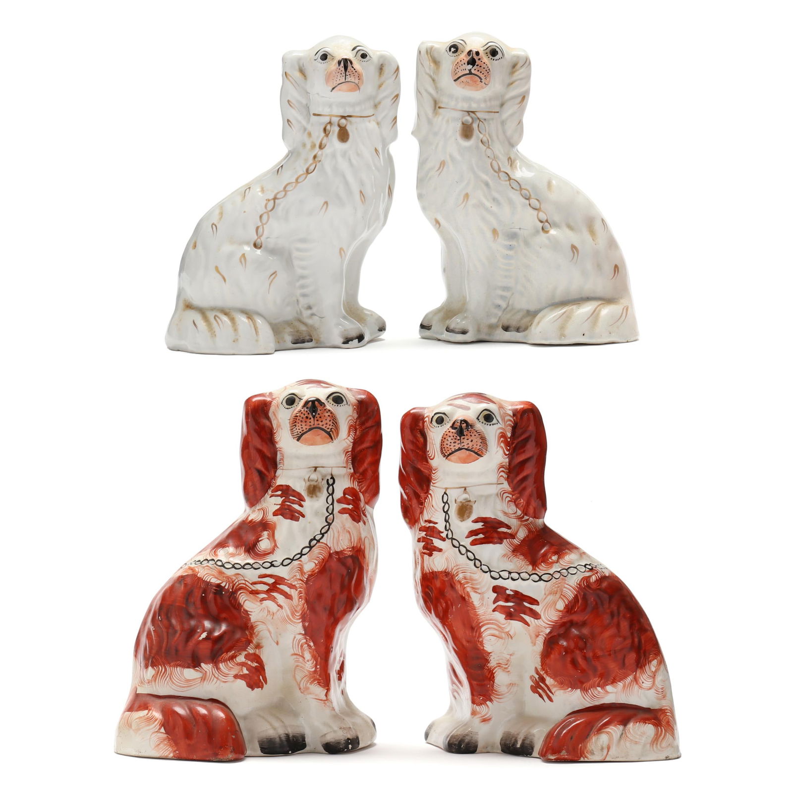 TWO FACING PAIR OF ENGLISH