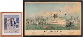 TWO FALL RIVER LINE PRINTS EAR