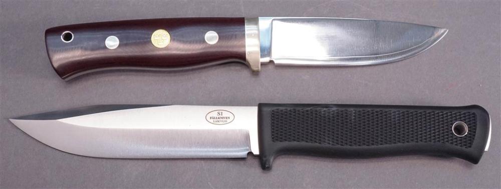 TWO FALLKNIVEN FIXED BLACK